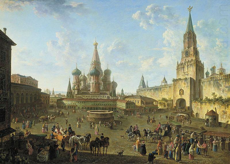 Red Square in Moscow, Fedor Yakovlevich Alekseev